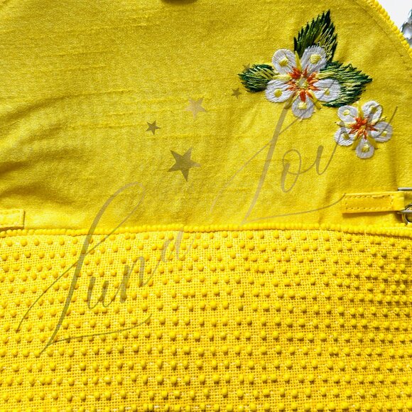 MARY FRANCES Tart Beaded Lemon Shoulder / Crossbody Bag NWT - Picture 6 of 7